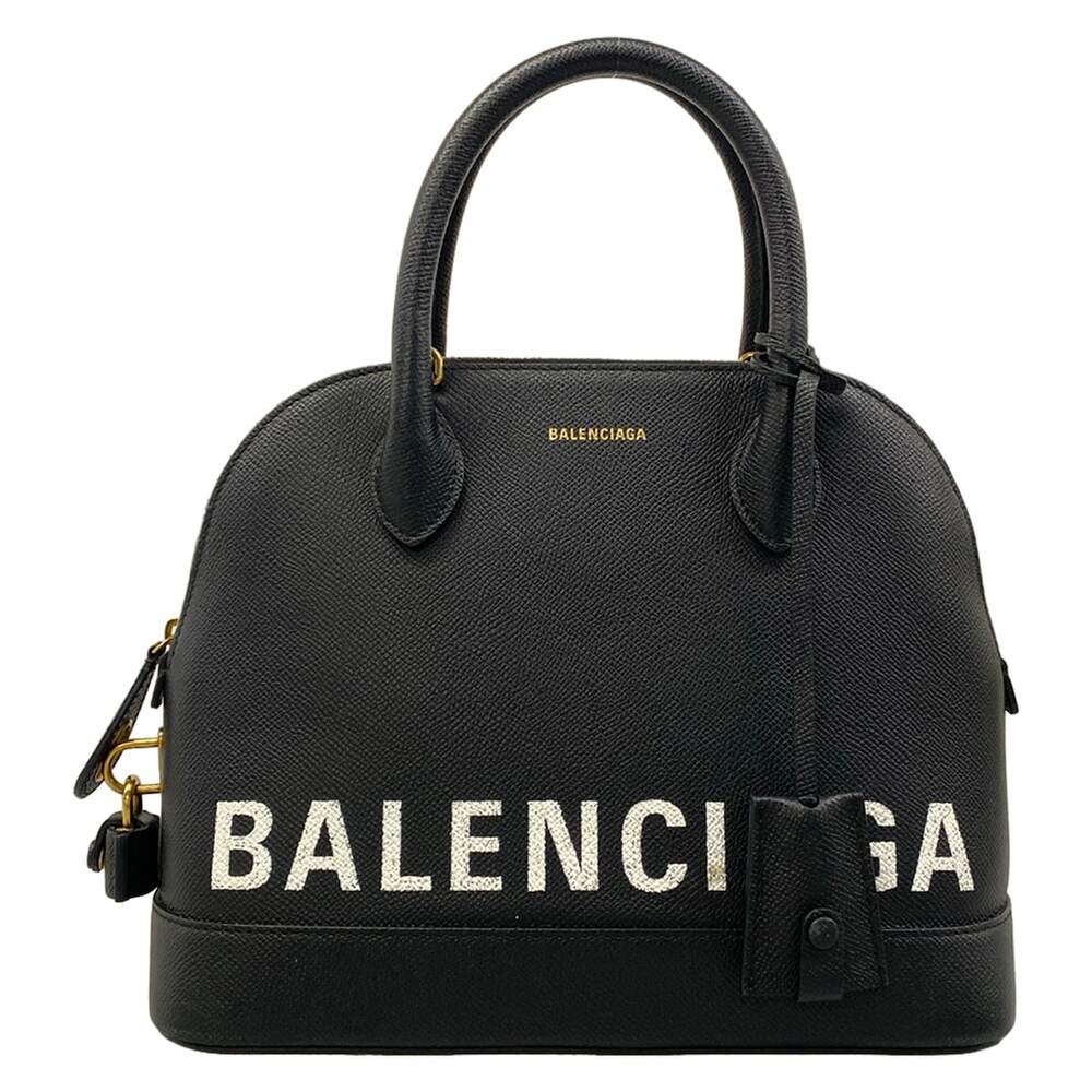 Balenciaga Ville Top Handle S Handbag 518873 Black White